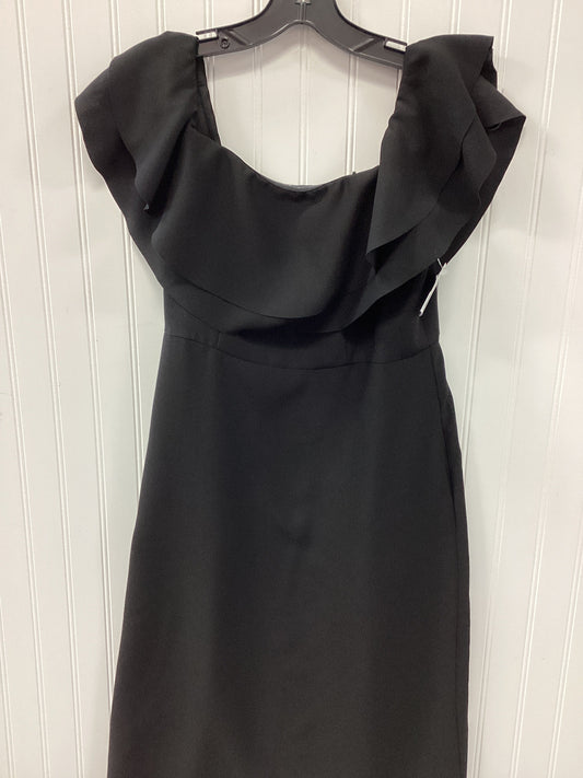 Dress Casual Midi By Banana Republic In Black, Size:0