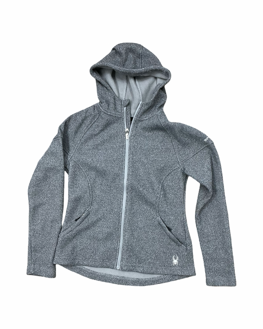 Jacket Fleece By Spyder In Grey, Size:M