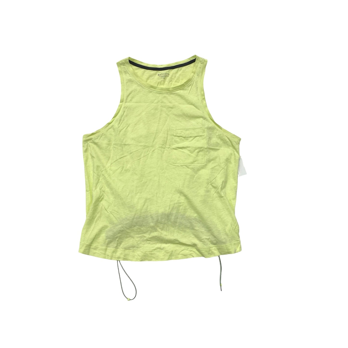 Athletic Tank Top By Athleta In Yellow, Size:M