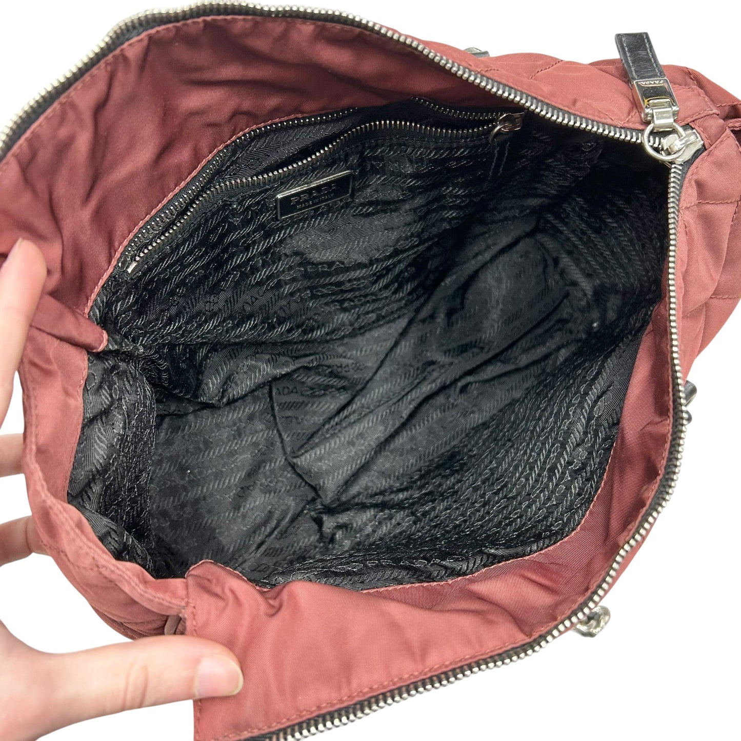 Handbag Luxury Designer By Prada, Size: Large