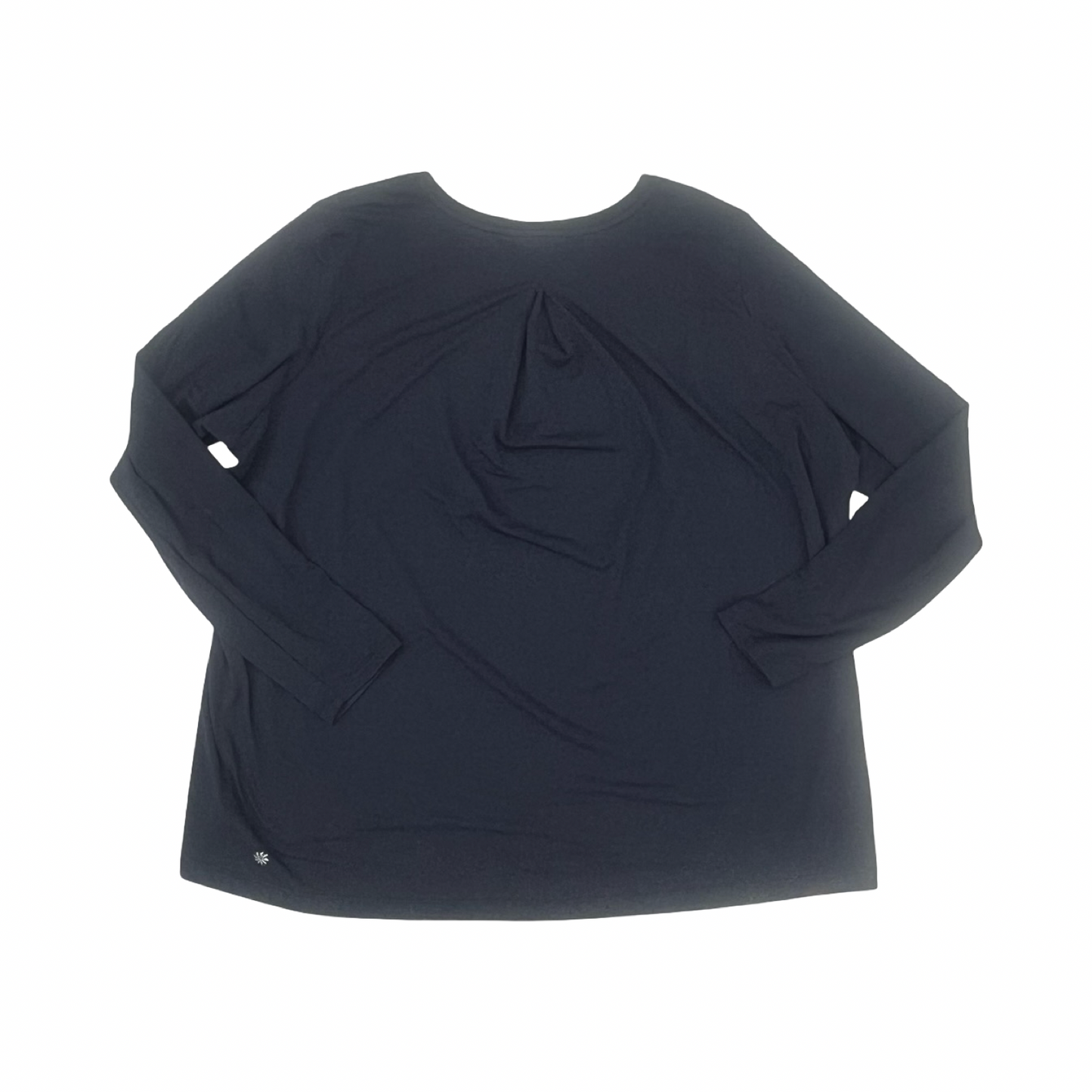 Athletic Top Ls Crewneck By Athleta In Navy, Size:L