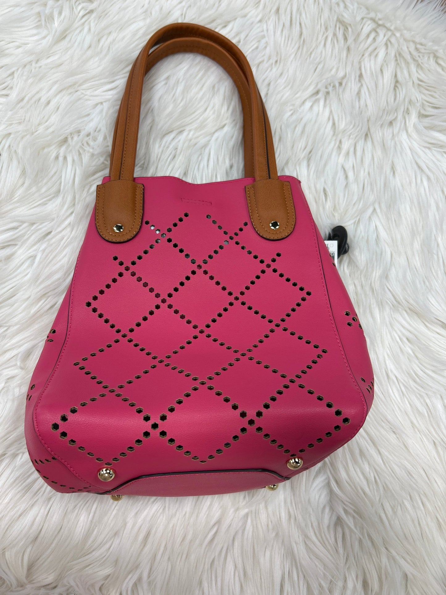 Handbag By Cmc In Pink, Size:Large