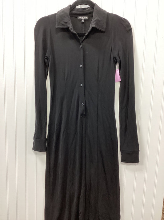 Dress Casual Maxi By Rag And Bone In Black, Size:S