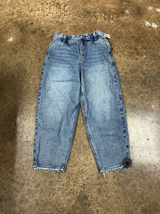 Jeans Straight By Pistola In Blue Denim, Size:2