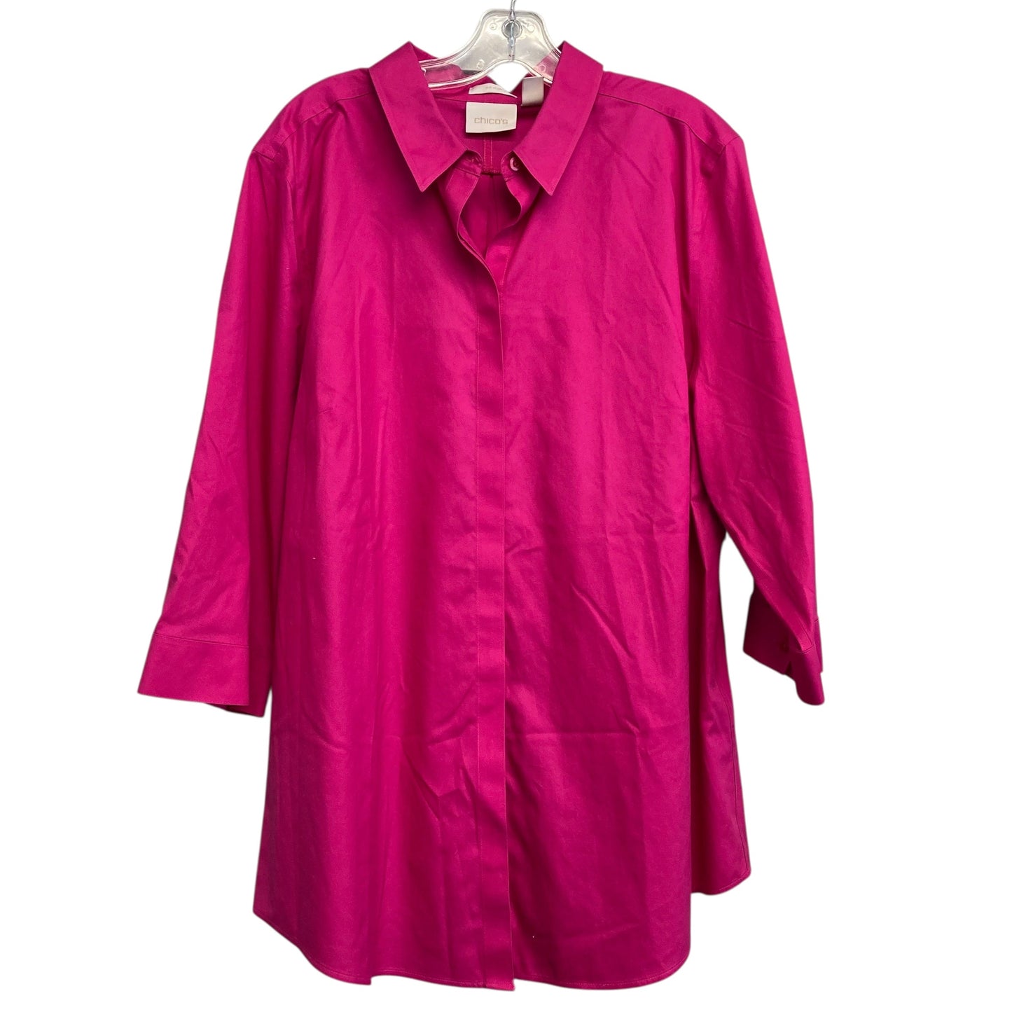 Top Ls By Chicos In Pink, Size:1X