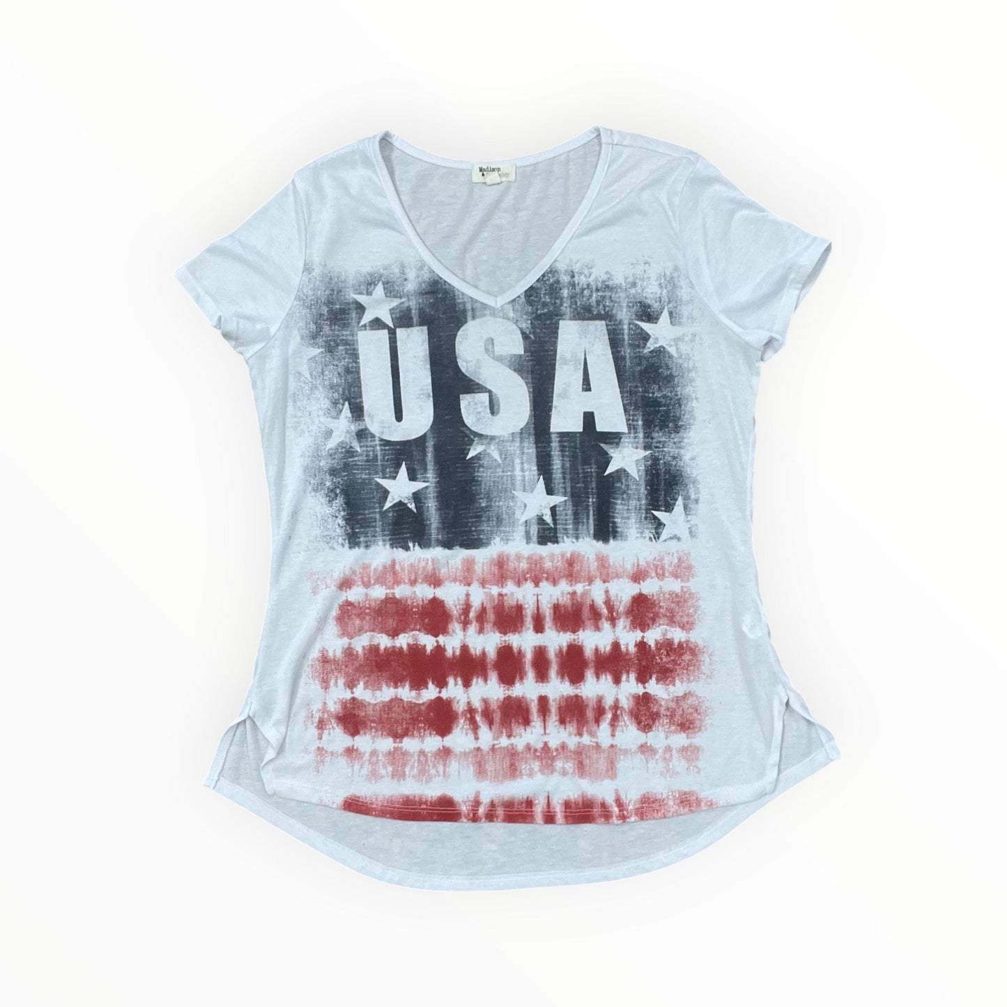 Top Ss By Clothes Mentor In White, Size:M