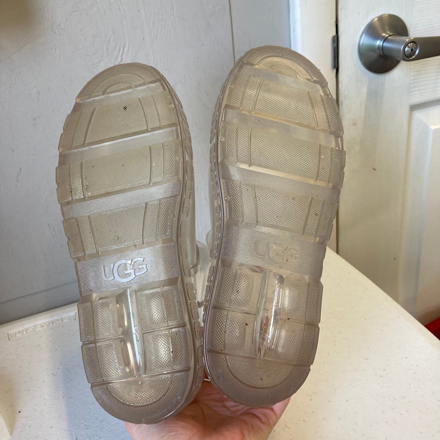 Boots Designer By Ugg In Clear, Size:7