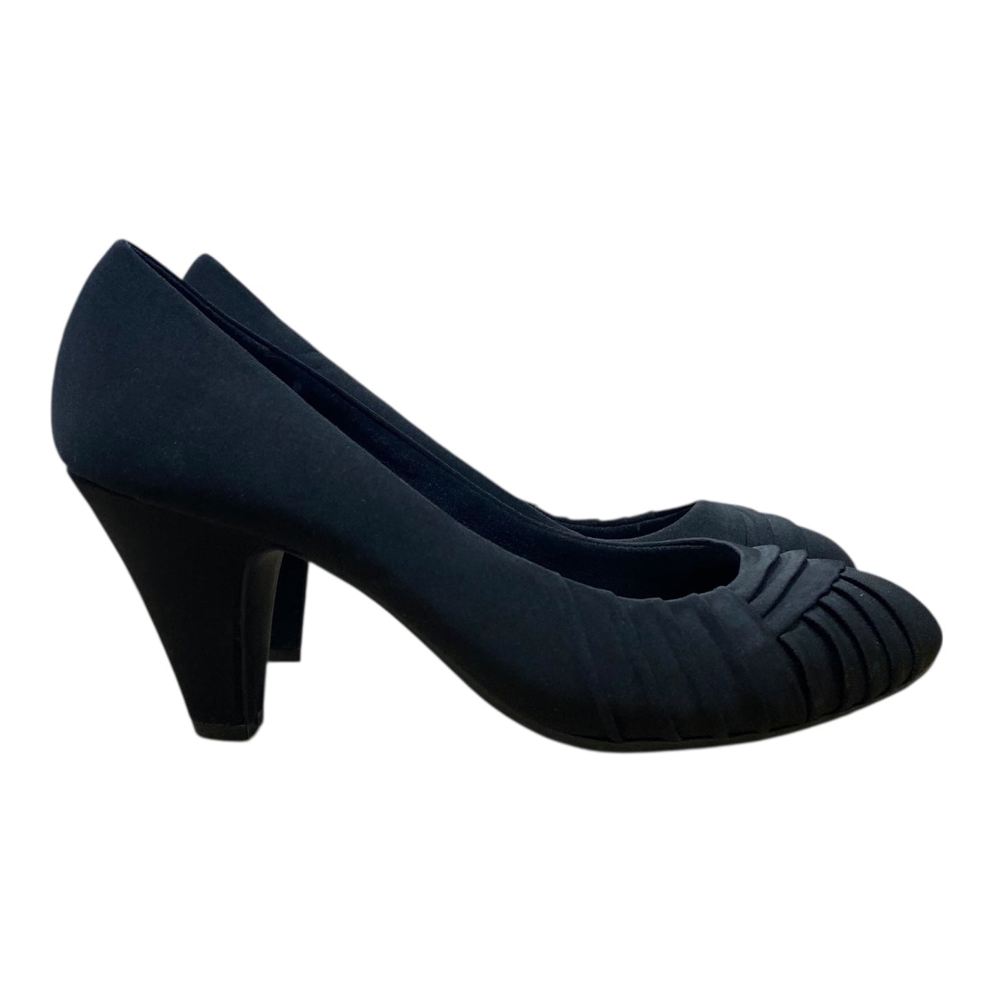 Shoes Heels Kitten By Abella In Black, Size:8.5