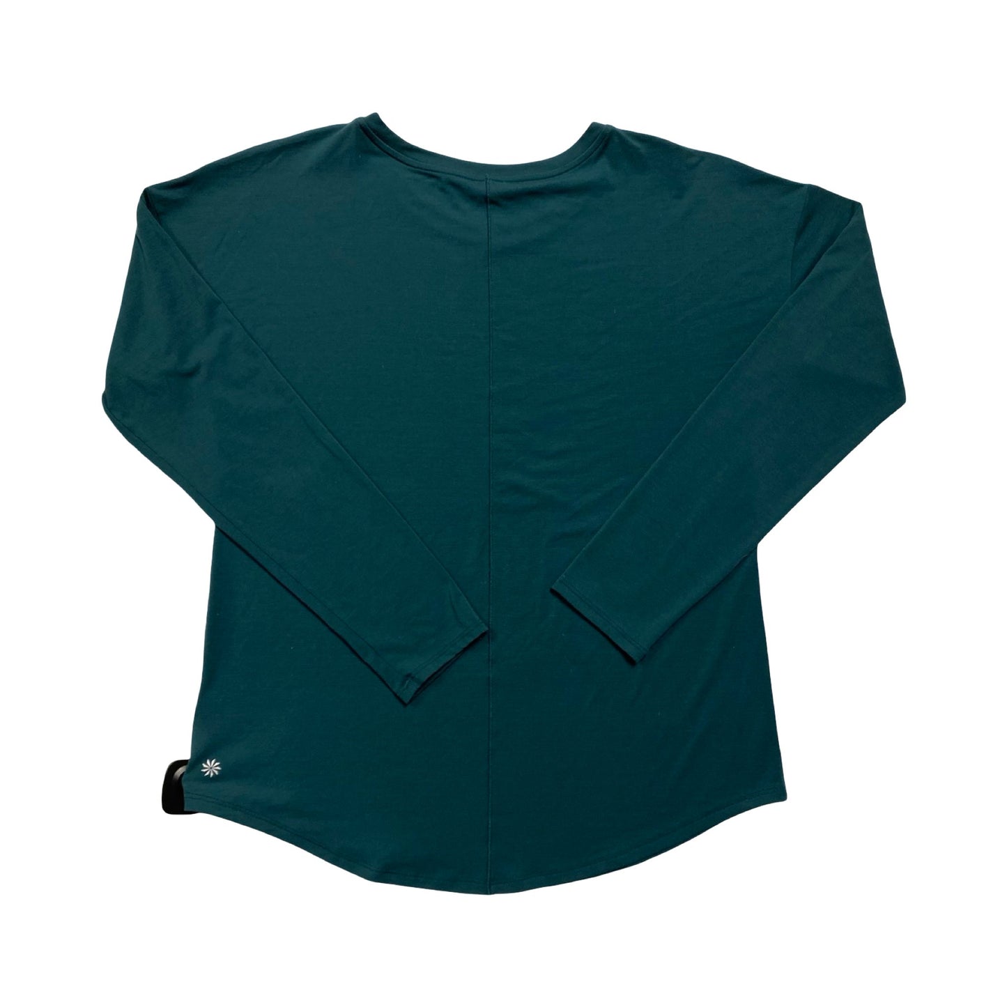 Athletic Top Ls Crewneck By Athleta In Green, Size:S