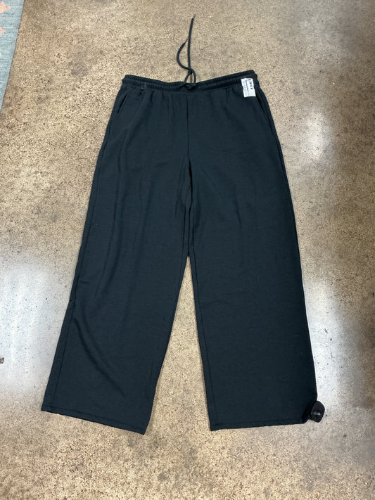 Pants Wide Leg By Chaser In Black, Size:L
