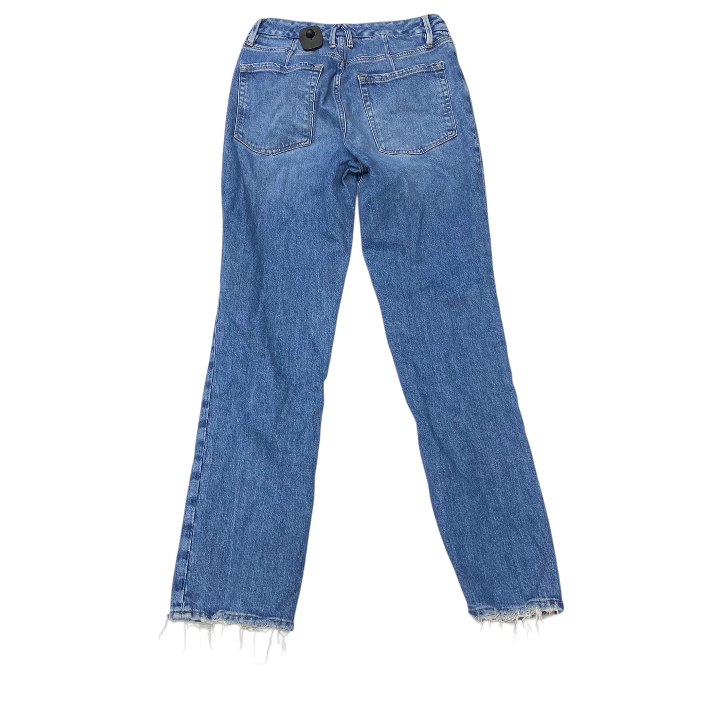 Jeans Straight By Good American In Blue Denim, Size:4