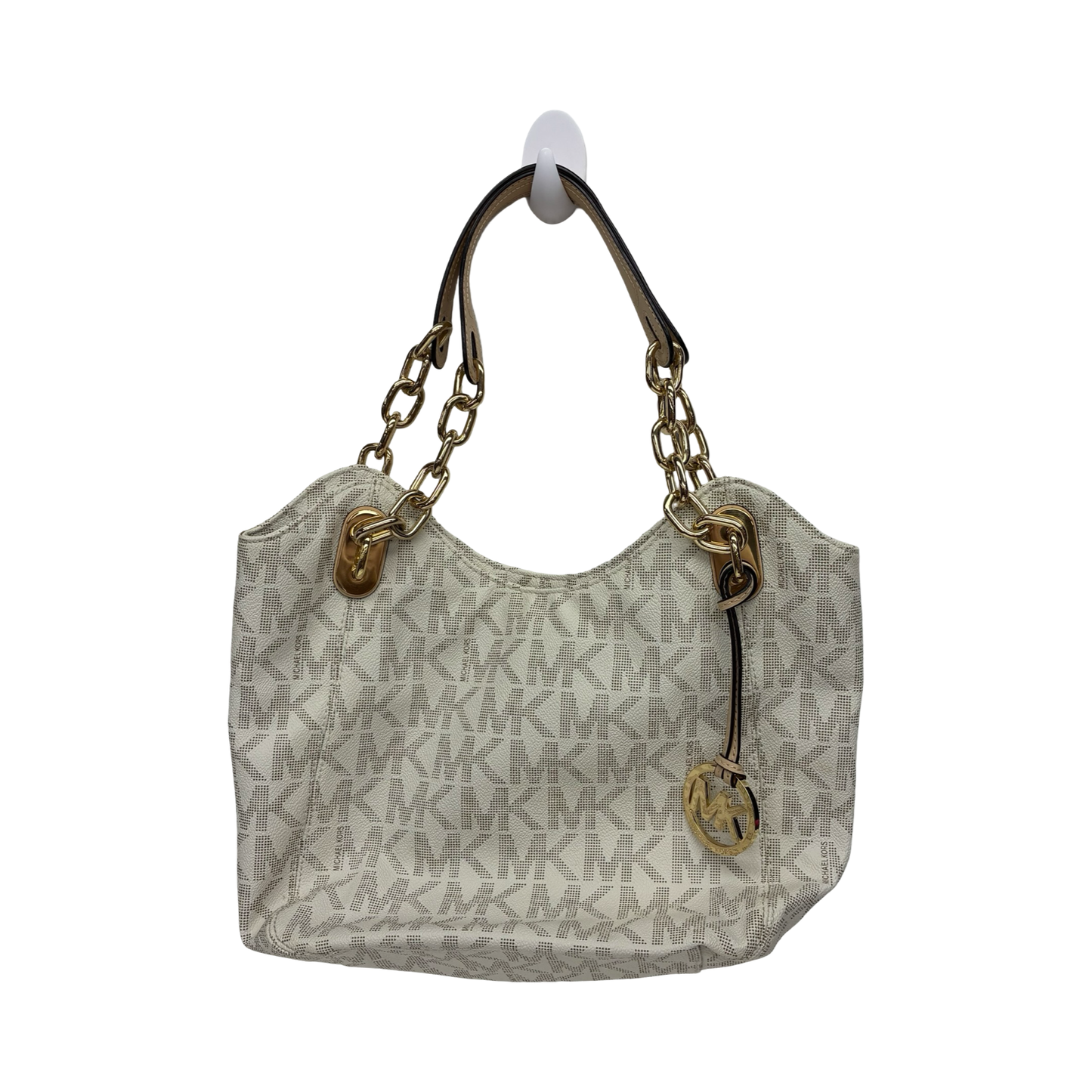 Handbag Designer By Michael Kors In Tan, Size:Medium