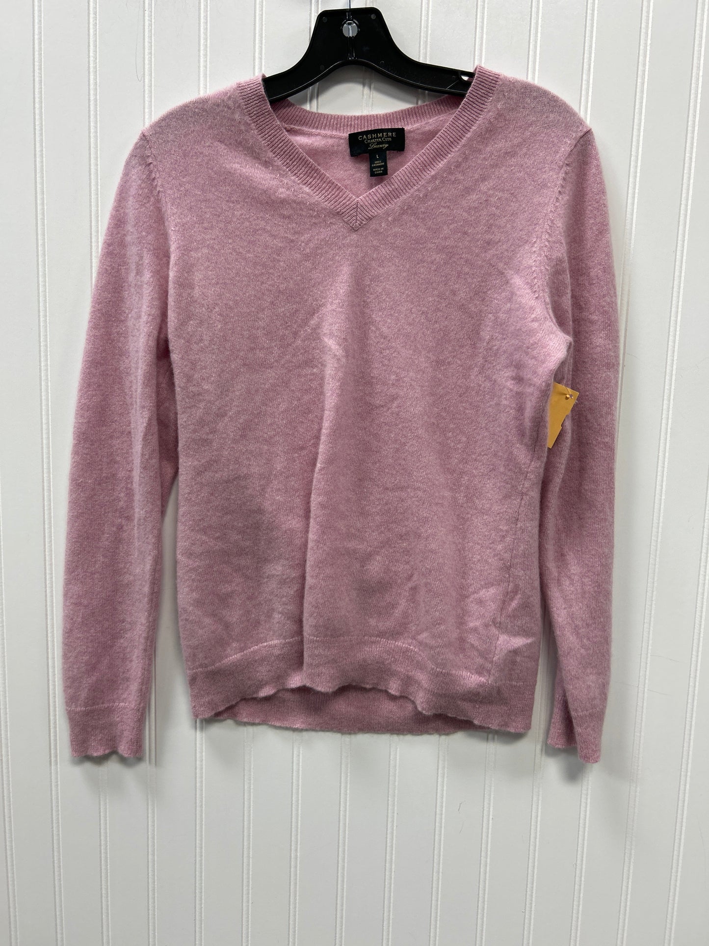 Top Ls By Charter Club In Pink, Size:L