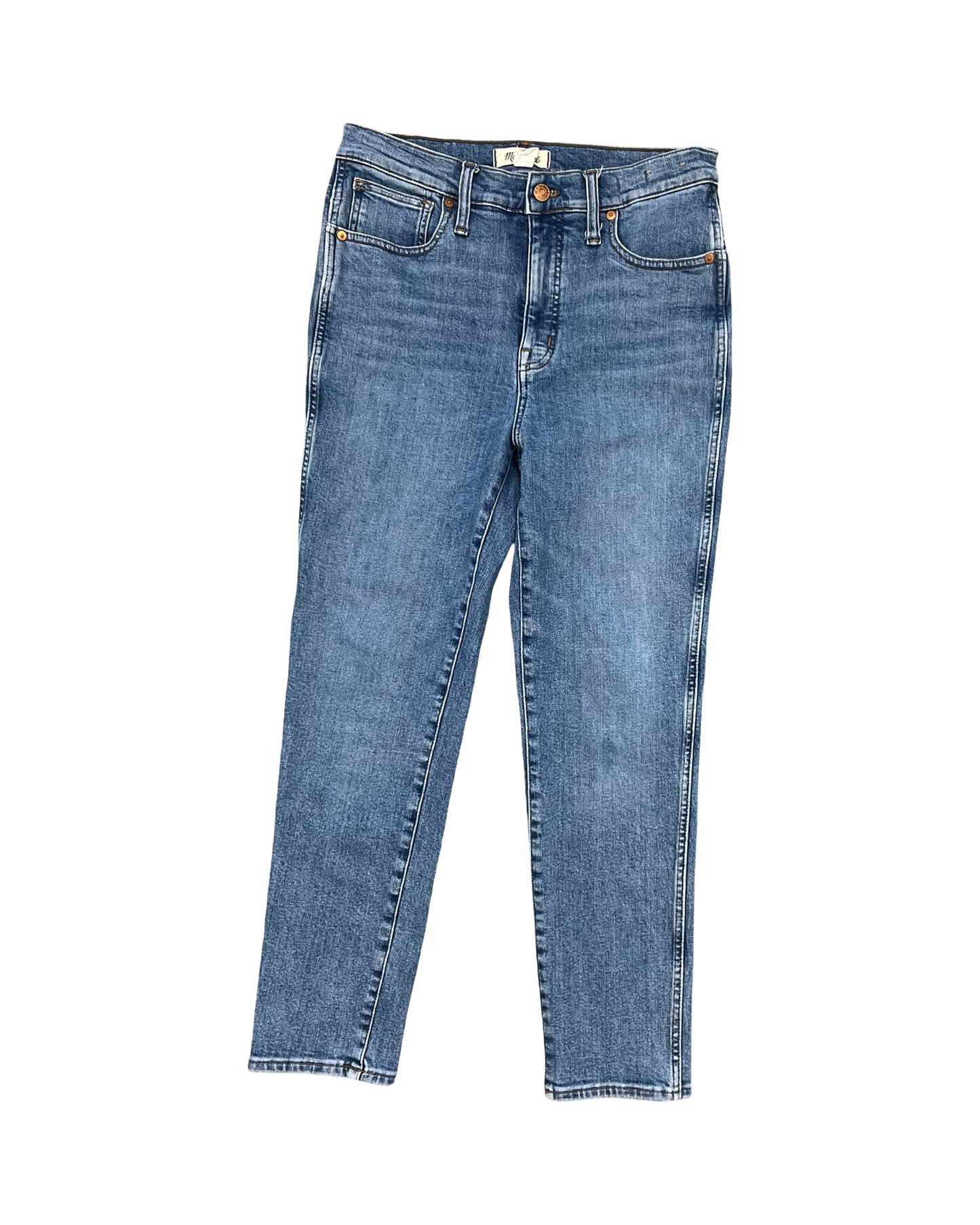 Jeans Skinny By Madewell In Blue Denim, Size:8