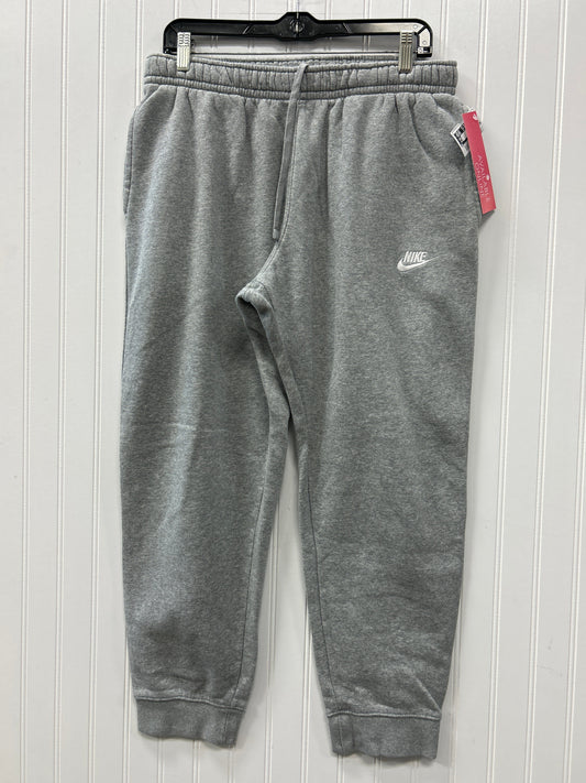 Athletic Pants By Nike Apparel In Grey, Size:L