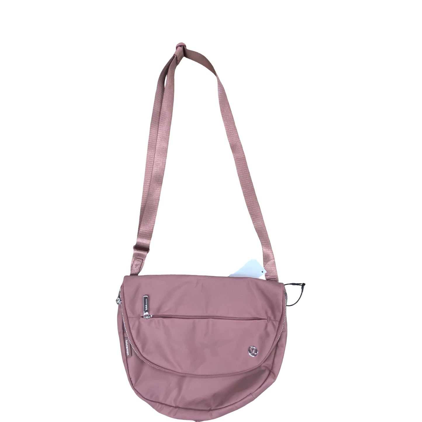 Handbag By Lululemon In Pink, Size:Medium (11”x9”)