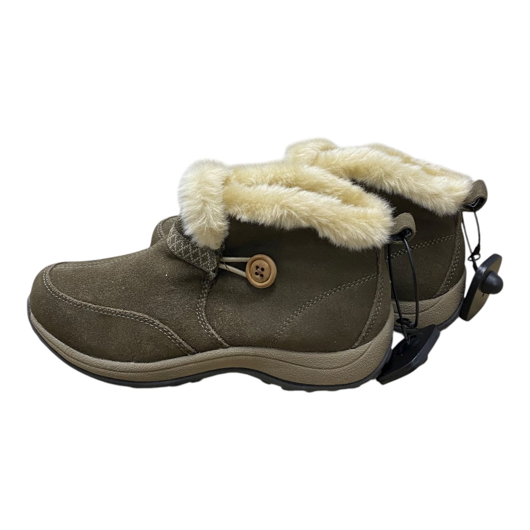 Boots Ankle Flats By Easy Spirit In Green, Size:5.5