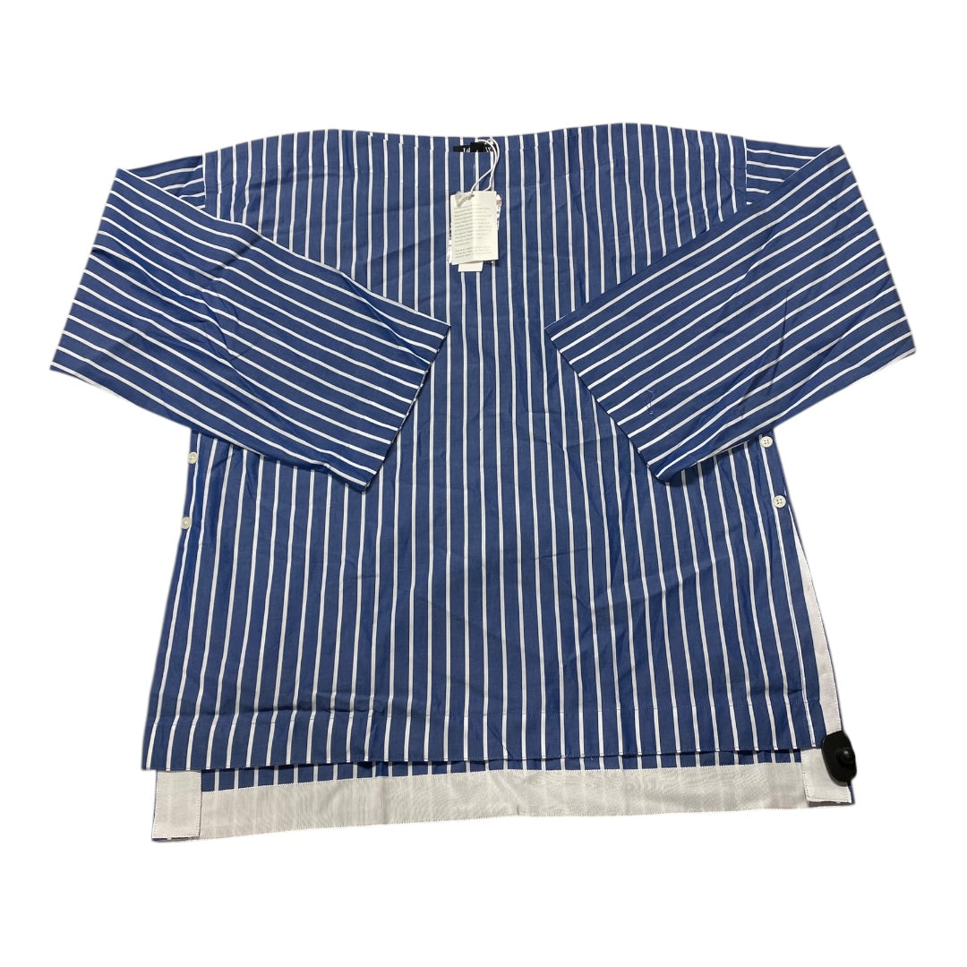 Top Ls By J. Crew In Blue, Size:M