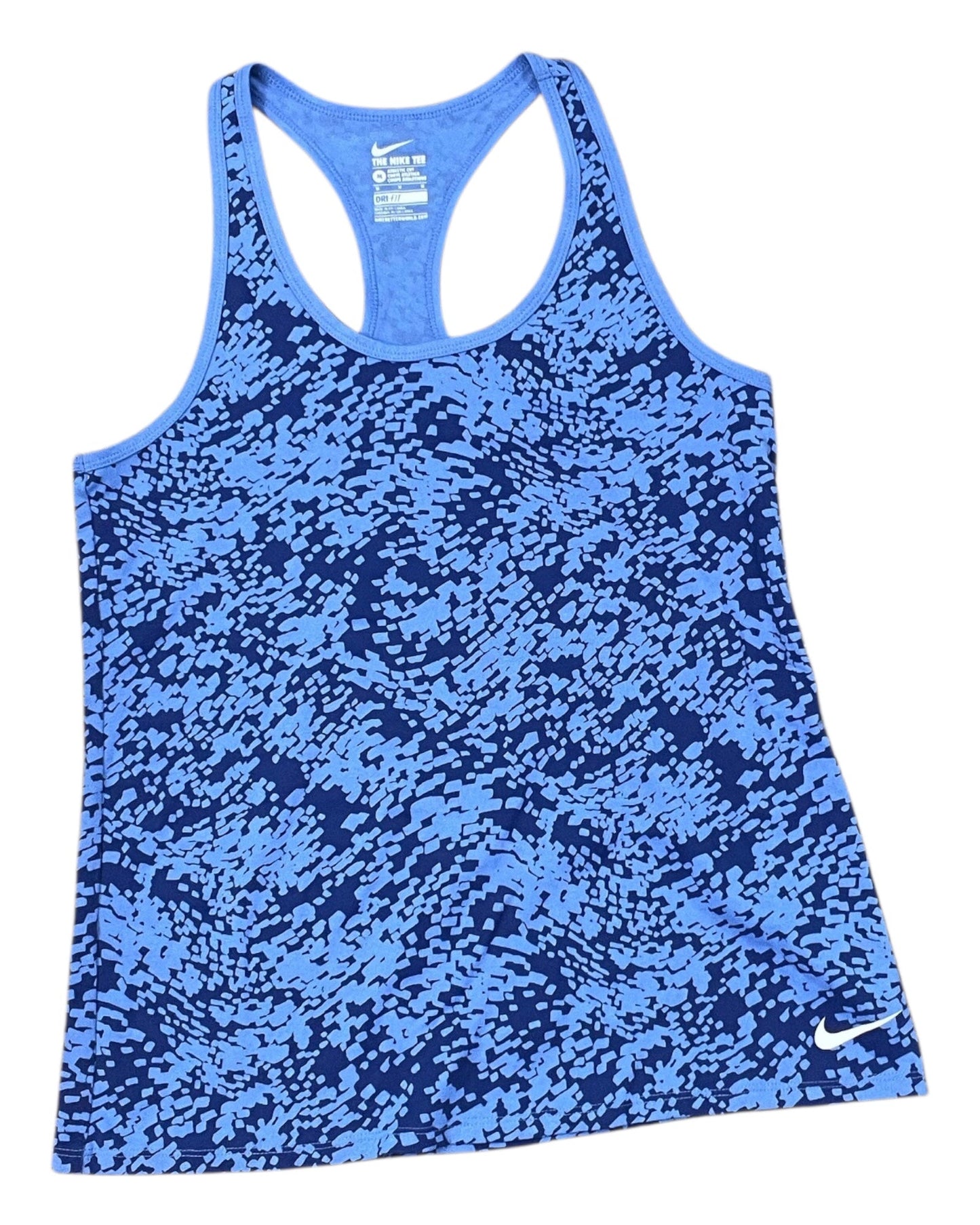 Athletic Tank Top By Nike In Blue, Size:M