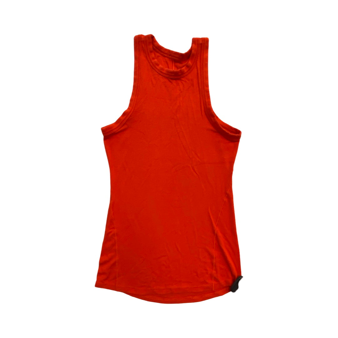 Athletic Tank Top By Lululemon In Orange, Size:S