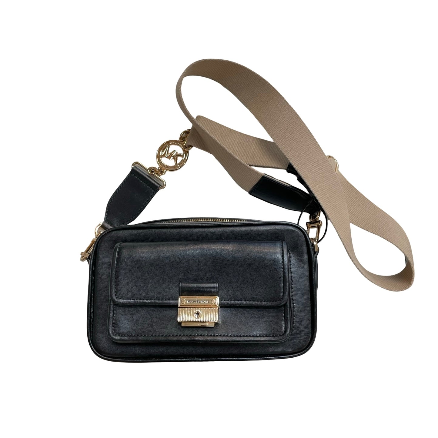 Handbag Designer By Michael Kors In Black, Size:Medium
