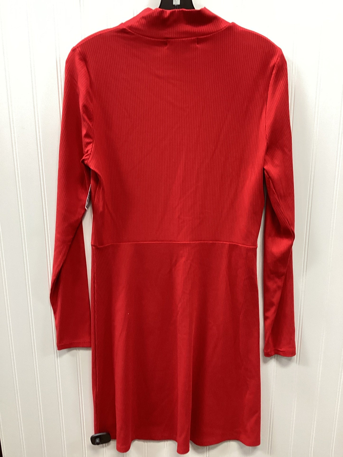 Dress Casual Midi By Banana Republic In Red, Size:S