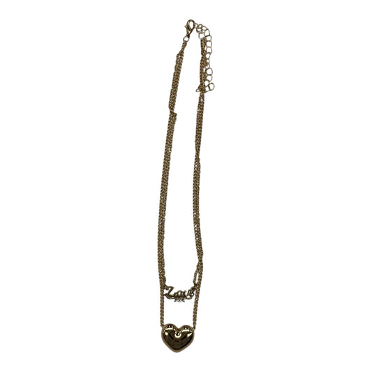 Necklace Charm By    Clothes Mentor In Gold