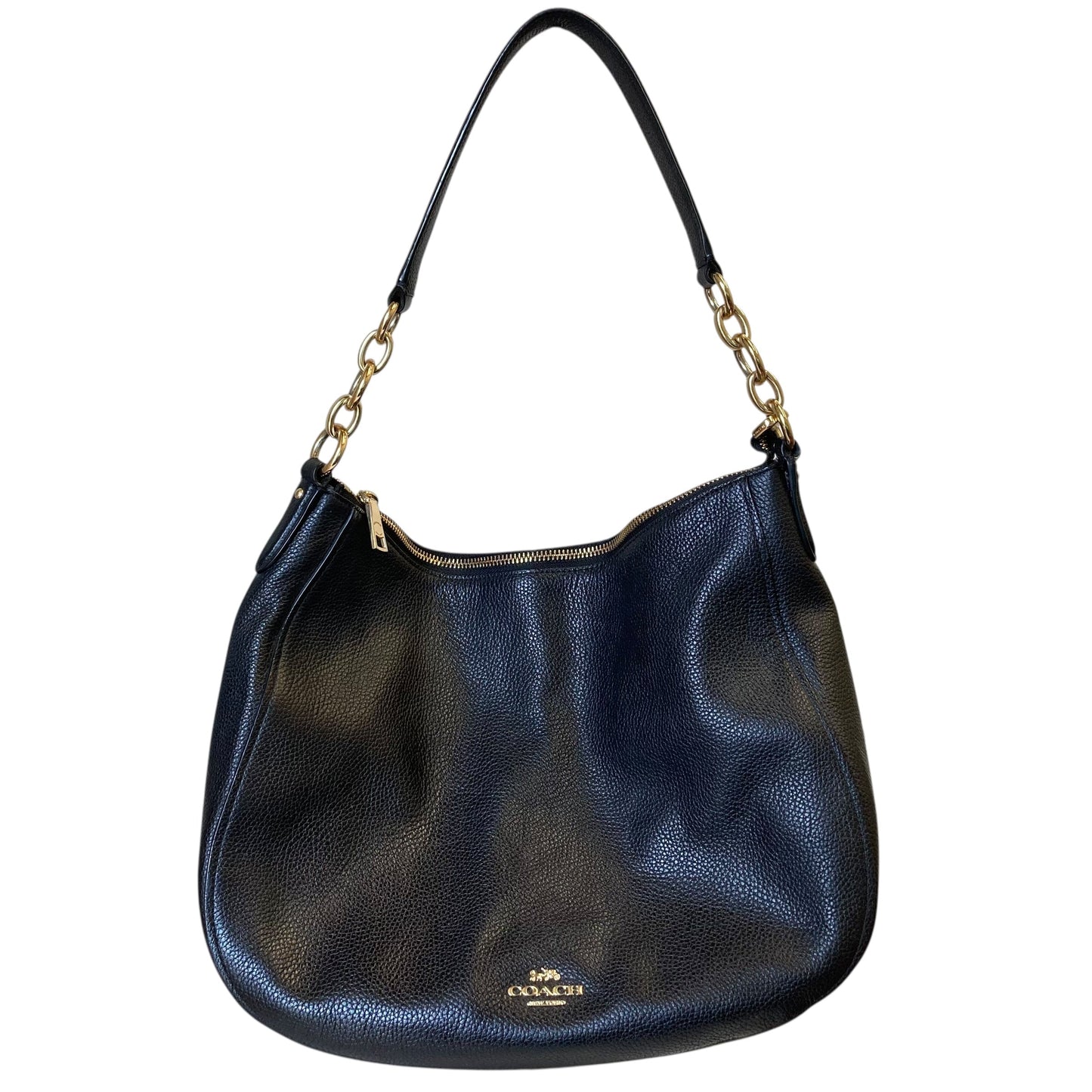 Handbag Designer By Coach In Black, Size:Large