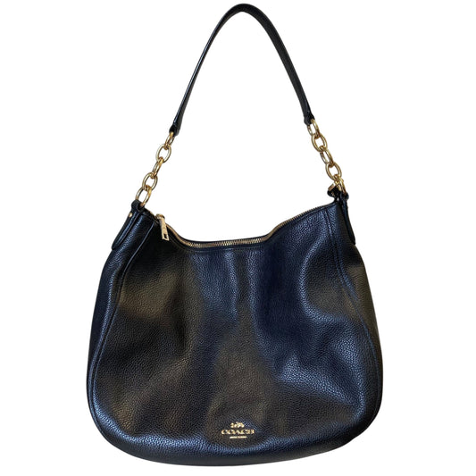 Handbag Designer By Coach In Black, Size:Large