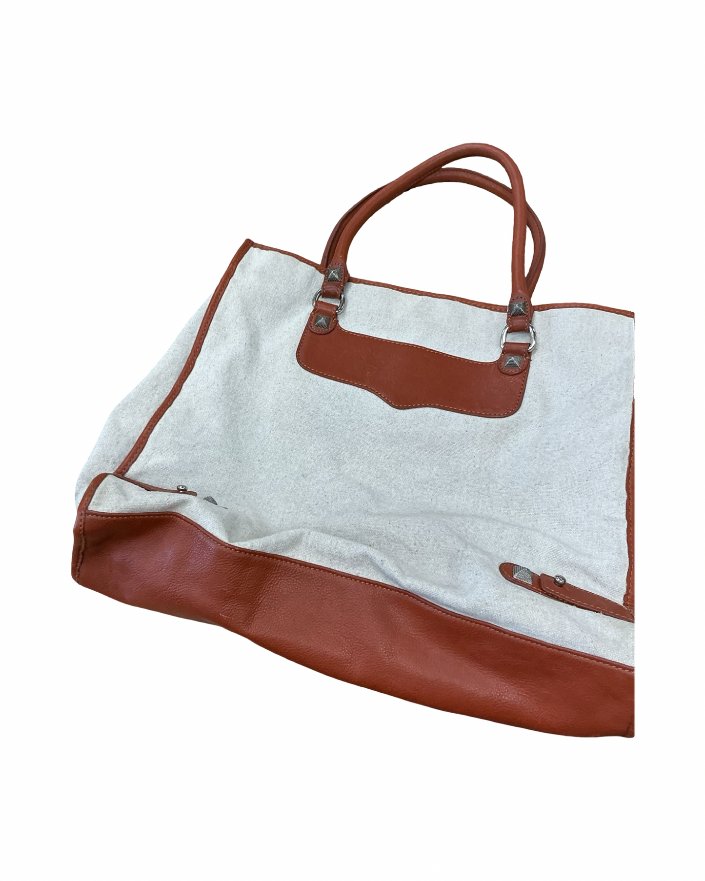 Tote Designer By Rebecca Minkoff In Tan, Size:Large