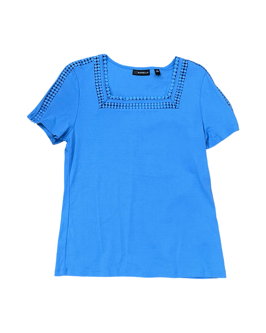 Top Ss By Rafaella In Blue, Size:M