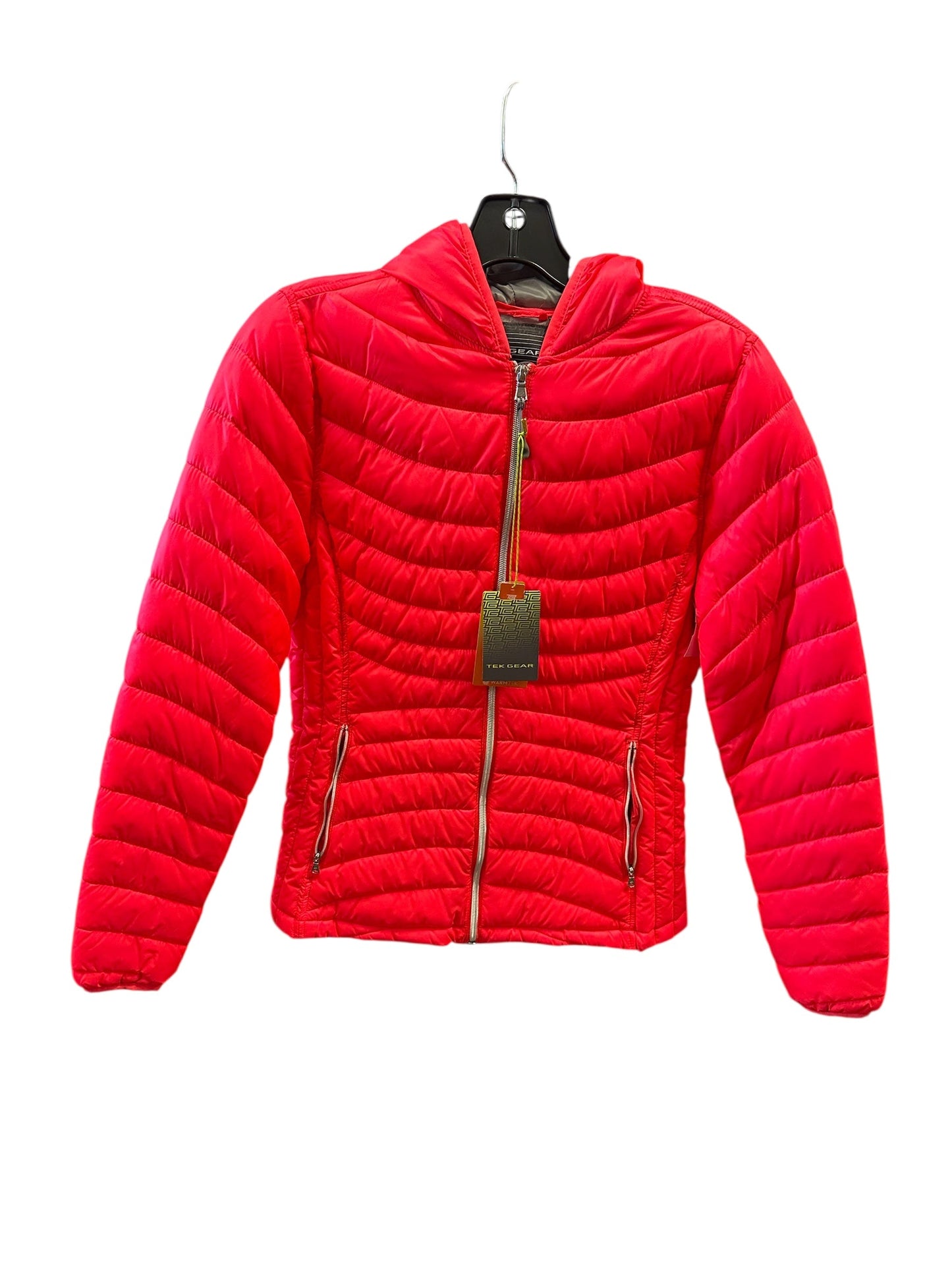 Jacket Puffer & Quilted By Tek Gear In Pink, Size:S