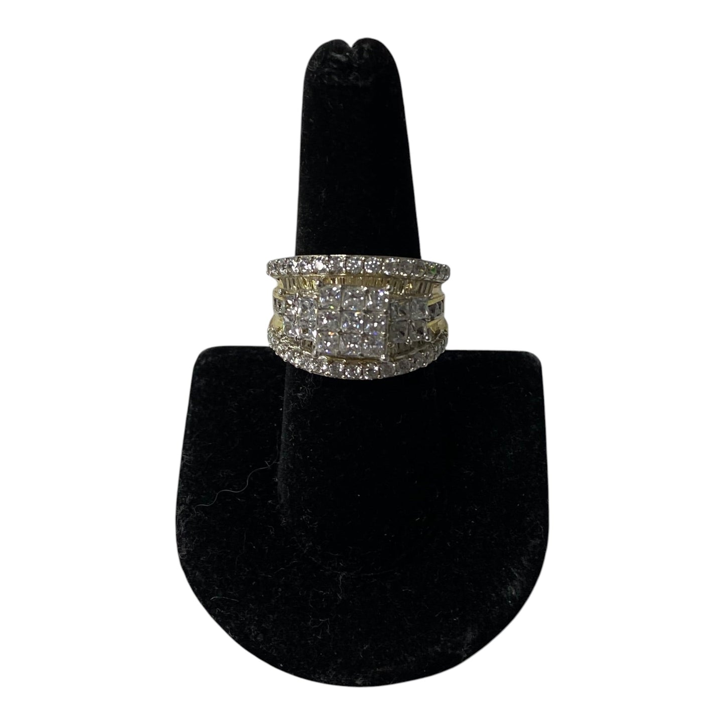 Ring Sterling Silver  In Gold & Silver size 7