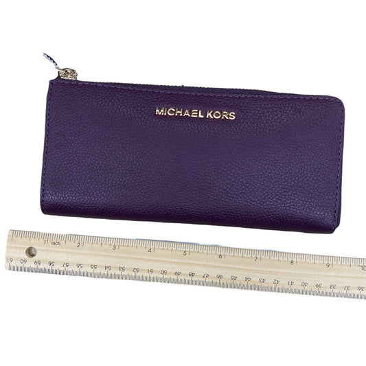 Wallet Designer By Michael Kors In Purple, Size:Large