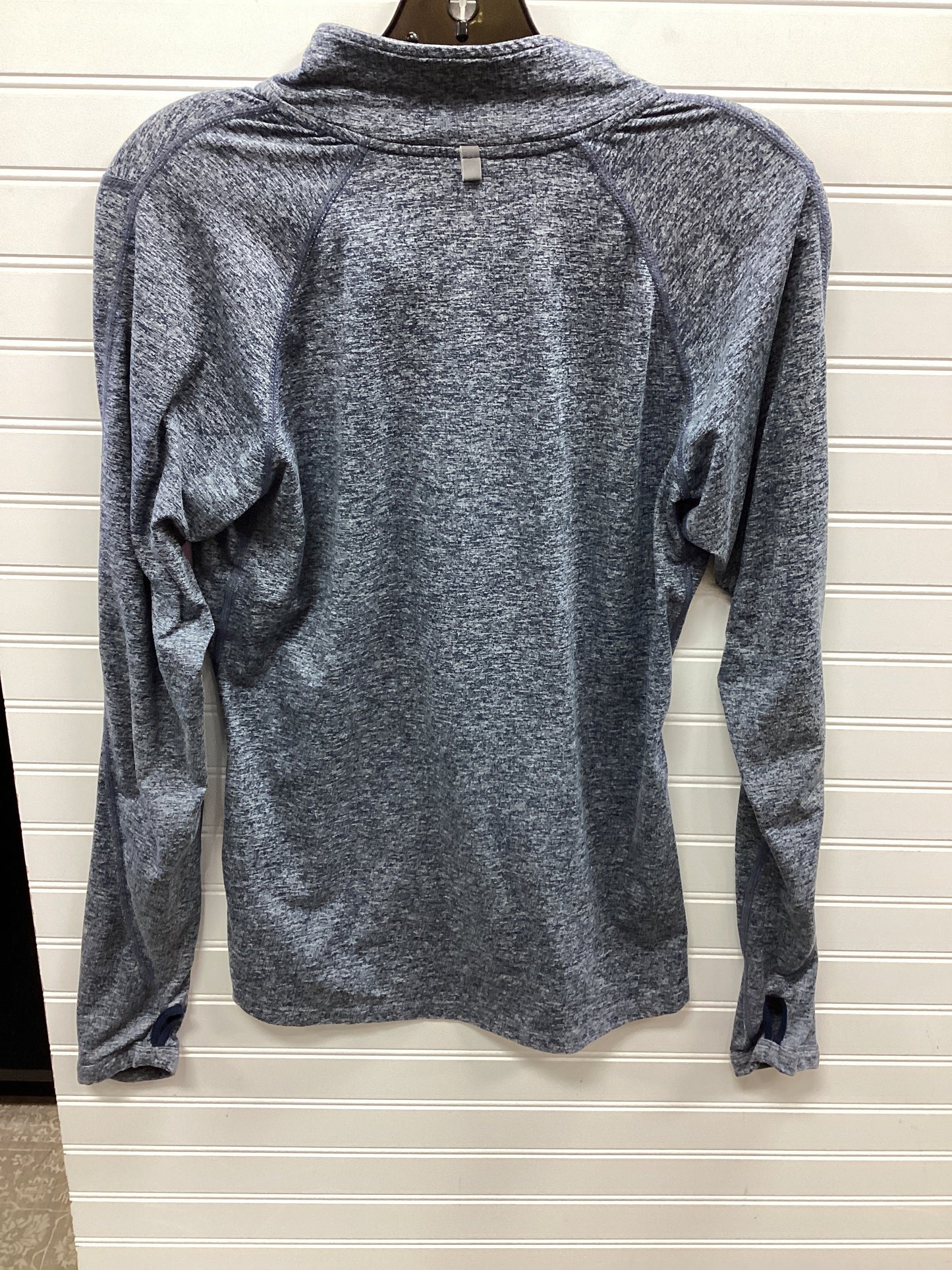 Athletic Top Ls Collar By Nike Apparel In Navy, Size:M