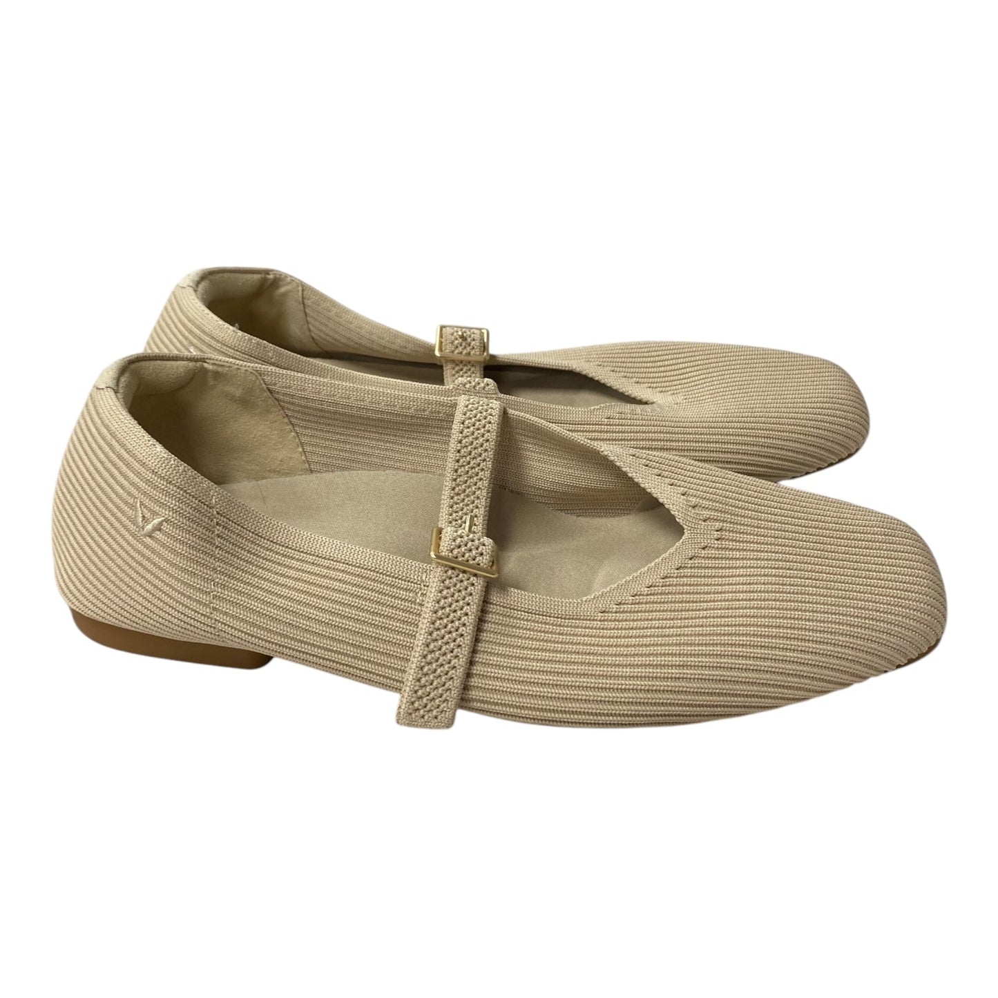 Shoes Flats By vivaia In Cream, Size:10