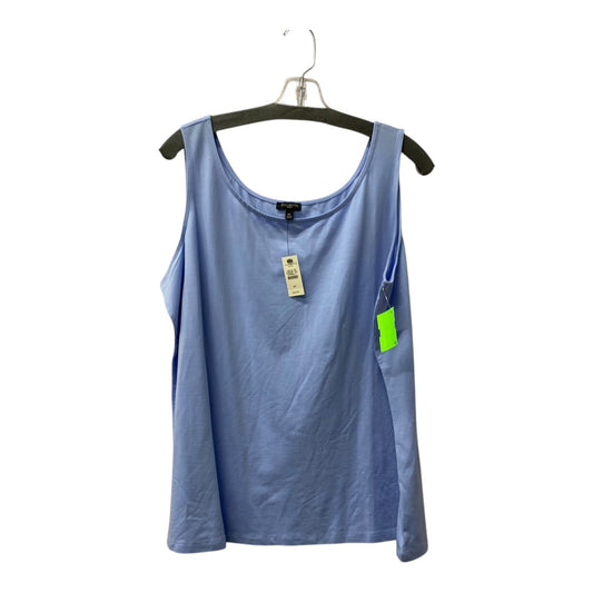 Top Sleeveless By Talbots In Blue, Size:2X