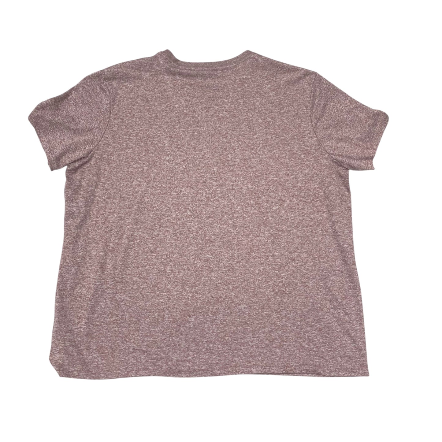 Athletic Top Ss By Nike In Mauve, Size:Xl