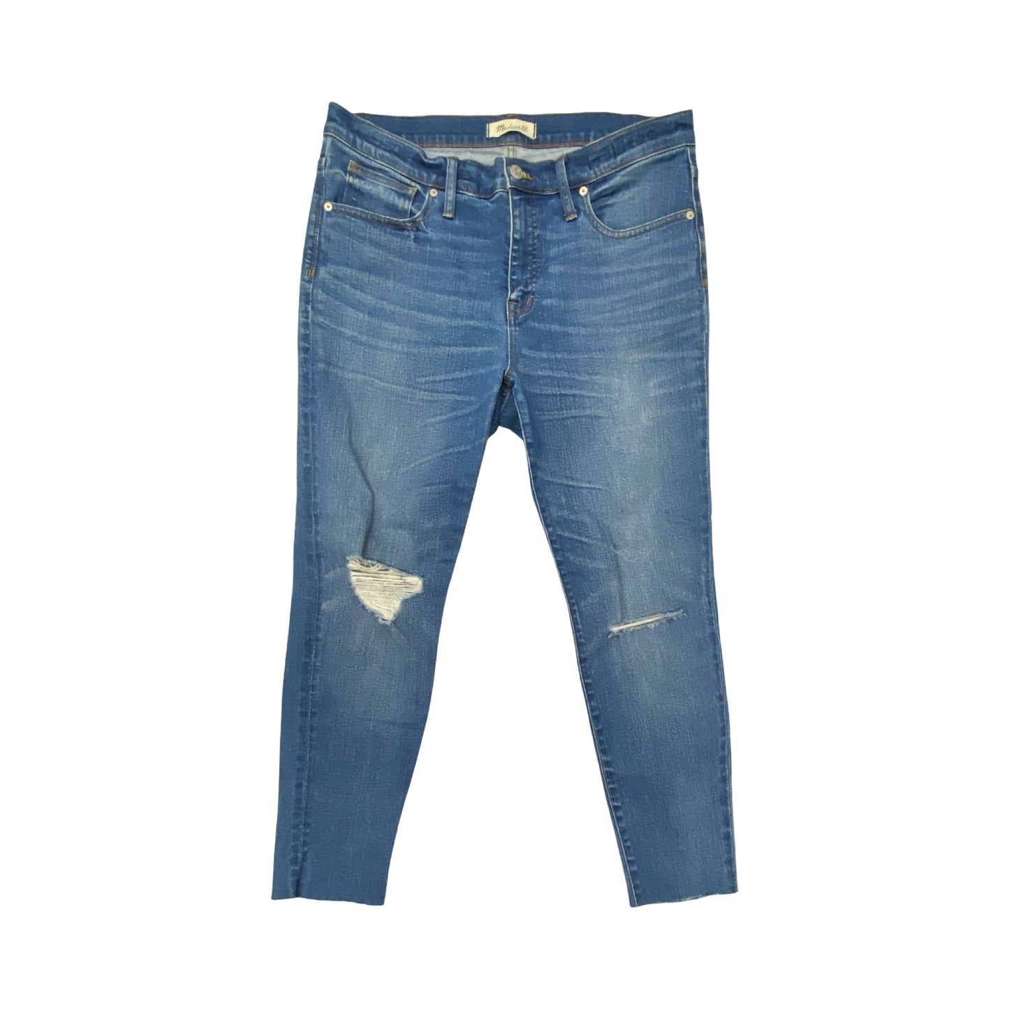 Jeans Skinny By Madewell In Blue, Size:14