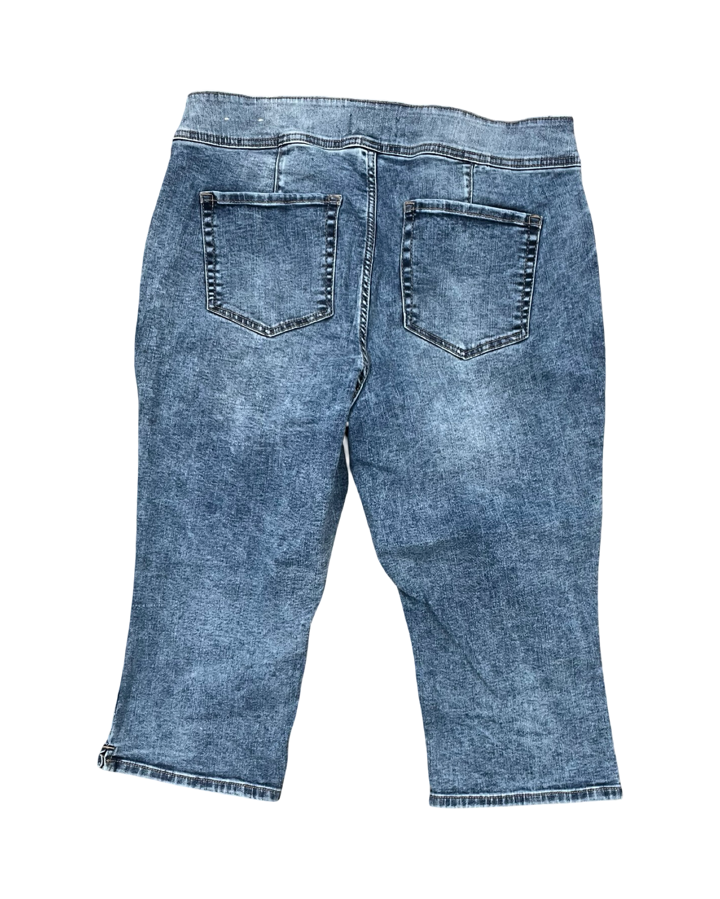 Jeans Cropped By Lane Bryant In Blue Denim, Size:18