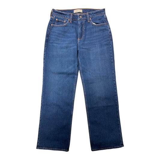 Jeans Wide Leg By Abercrombie And Fitch In Blue Denim, Size:2