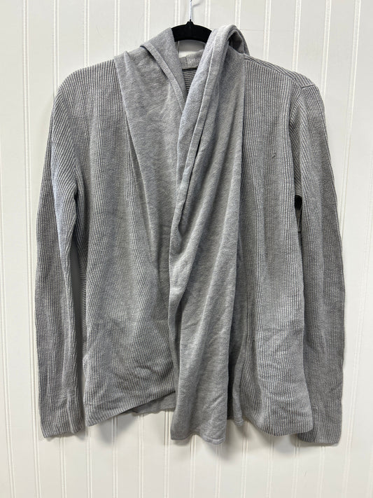 Athletic Top Ls Collar By Lululemon In Grey, Size:M