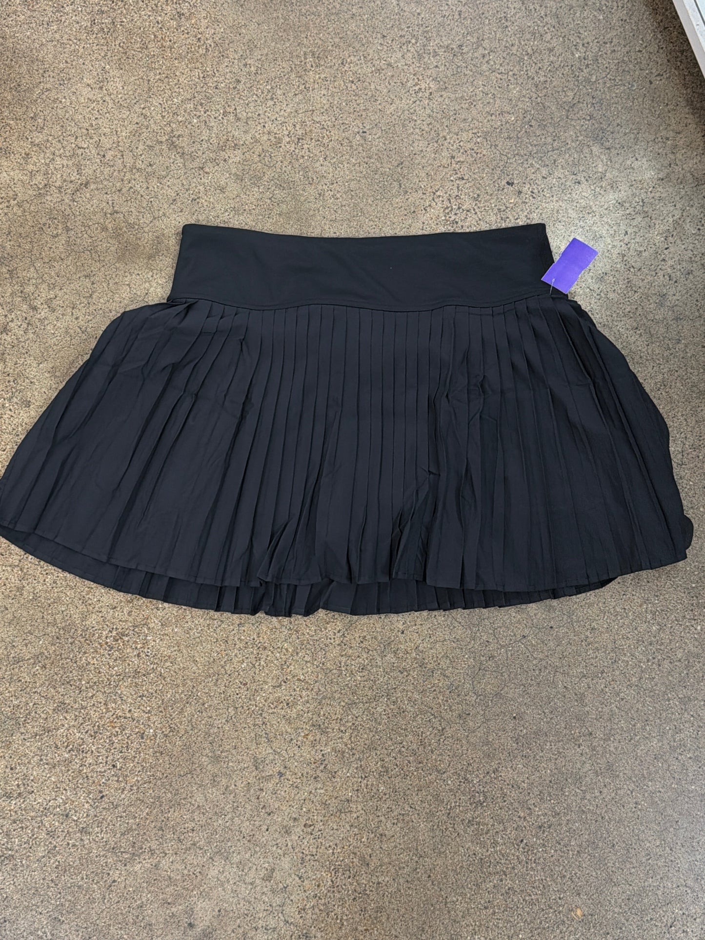 Athletic Skort By Fabletics In Black, Size:Xl