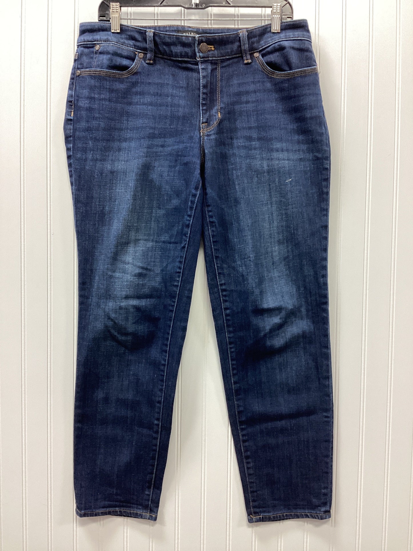 Jeans Boyfriend By Talbots In Blue Denim, Size:8