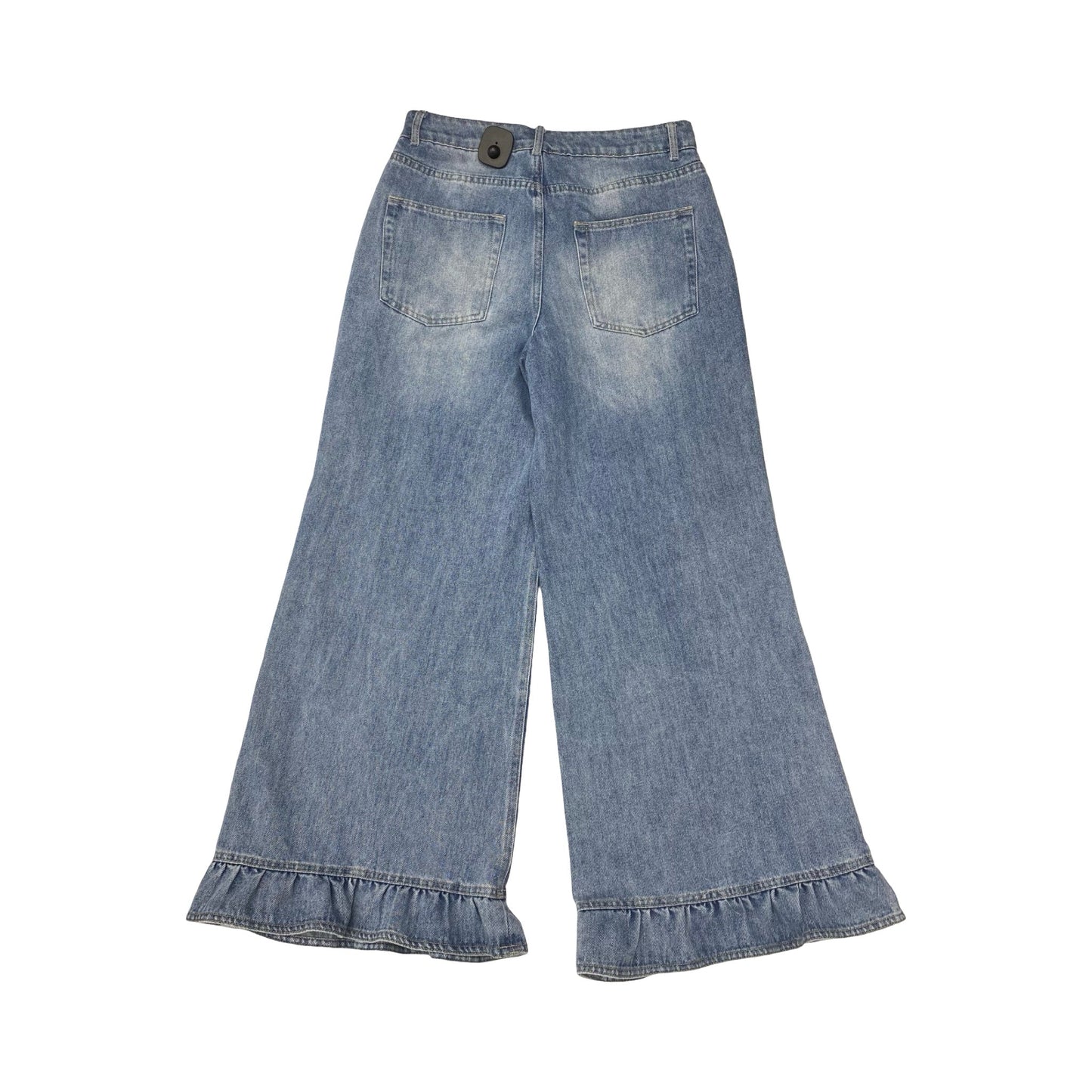 Jeans Wide Leg By Ee Some In Blue, Size:S