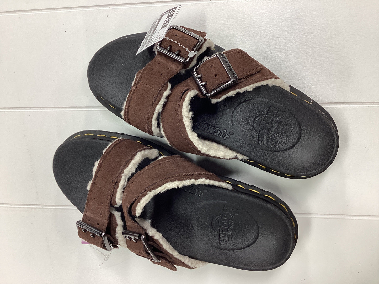 Sandals Flats By Dr Martens In Brown, Size:5