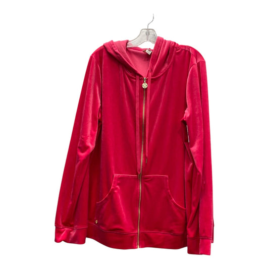 Sweater Cardigan Designer By Lilly Pulitzer In Pink, Size:1X