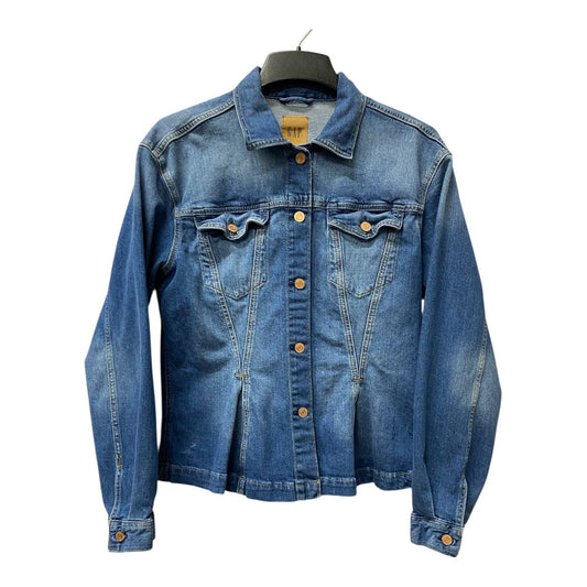 Jacket Denim By Gap In Blue, Size:L tall