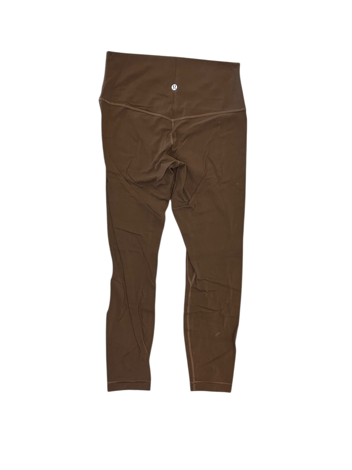 Athletic Leggings By Lululemon In Brown, Size:M