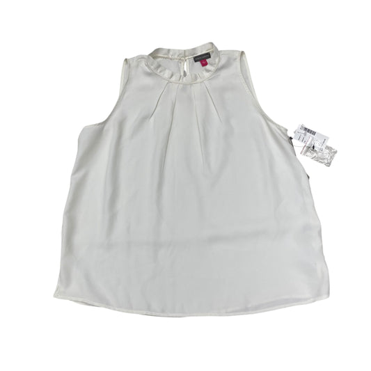 Top Sleeveless By Vince Camuto In White, Size:L